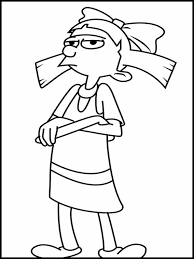 Hey Arnold 13 Printable Coloring Pages For Kids Cartoon Coloring Pages 90s Cartoons Hey Arnold