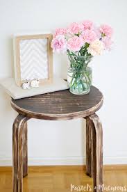 Ikea Frosta Stool Rustic Makeover Stool Makeover Ikea Decor