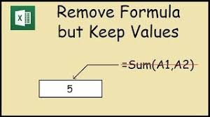 Jan 18, 2021 · follow the steps below to learn how to remove formula in excel shortcut: How To Remove Formulas But Keep Values In Excel Cells Youtube