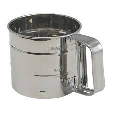 Flour Sifter Stainless Steel Diameter 10 5 Cm Height 9 5 Shower Curtains Pinterest Trays