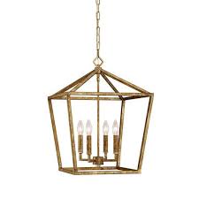 Poppy Cage Lantern Lantern Pendant Lighting Gold Pendant Lighting Cage Pendant Light