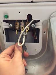 Parts required electric dryers are 220 volts where normal us outlets are 110 volts. White Wire When Changing From 4 Prong To 3 On Dryer Home Improvement Stack Exchange