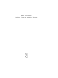 Check spelling or type a new query. Andreas Speer Lydia Wegener Wissen Uber Grenzen Arabisches Wissen Und Lateinisches Mittelalter 2006