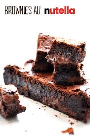 Brownies Au Nutella Mathilde Au Naturel Brownies Au Nutella Nutella Nutella Recette