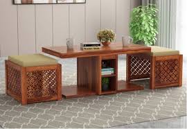 Quantity must be 1 or more. Coffee Table Set Buy Coffee Table With Chairs Online Latest 2021 Coffee Tables Wooden Street