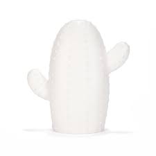 Light is a funny thing since it's hard to measure. Kikkerland Decoration Light Cactus Led 15 Cm Ceramic White Twm Tom Wholesale Management
