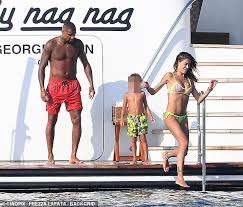 He is divorced from his first wife jenny. Kevin Prince Boateng Frolics With Bikini Clad Model Wife Melissa Satta On Yacht In Italy Daily Mail Online
