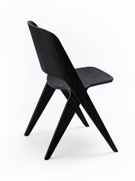 Maybe you would like to learn more about one of these? Contemporary Dining Chair Lavitta Black Poiat Furniture Oak Molded Plywood Matte Lacquered Wood