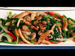 How To Make Buchu Japchae Or Boochu Japchae Stir Fried Chives Meat And Vegetables From Maangchi Com Pork Recipes Japchae Asian Cooking