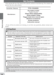 T7px 24g Radio Control User Manual Futaba