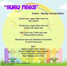 Guru Ngaji Original Song Abang Tukang Bakso Islamic Quotes Pendidikan Kutipan Romantis