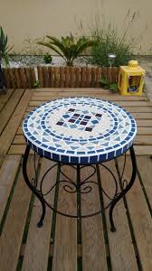 Table Marocaine Rectangulaire Table En Mosaique Table Fer Forge Mosaique Artisanale Deco Mosaique H Pinterest