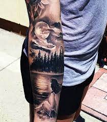 45 Inspirational Forest Tattoo Ideas Cuded Tattoos Cool Forearm Tattoos Forest Tattoos