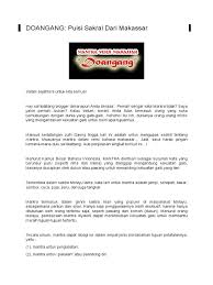 Pantun, cara diskominfo makassar ingatkan netizen tertib lalu lintas. Metari Doangan