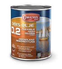 Seals the surface to resist stains, dirt and grease. Deks Olje D2 High Gloss Wood Finish Owatrol Direct