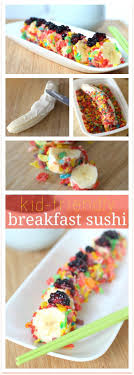 Kid Friendly Breakfast Sushi Receta Con Imagenes Comidas Para Ninos