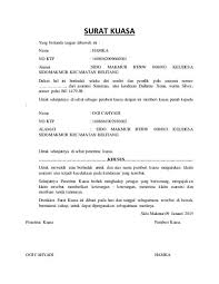 Surat kuasa pada umumnya banyak digunakan sebagai hal yang berhubungan dengan pengambilan barang, semisal dalam pengambilan gaji, uang, ahli. Download Contoh Surat Kuasa Pengambilan Bpkb Fif Kumpulan Surat
