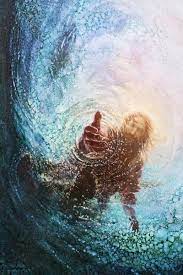 The creation of adam (italian: Amazon Com Havenlight Yongsung Kim The Hand Of God Painting Jesus Reaching Into Water 11 X 14 Print From Paintings