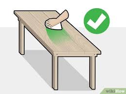 One solution for using a plywood table top is to make it look like individual board glued together. How To Make A Table With Pictures Wikihow