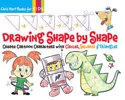 Butterfly drawing for kids in 12 easy steps. Drawing Shape By Shape Create Cartoon Characters With Circles Squares Triangles Volume 1 Hart Christopher Hart Christopher 9781936096411 Amazon Com Books