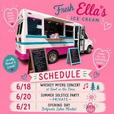 Fresh Ella’s Ice Cream - food truck — Ice cream shop food truck in Mt Vernon, Maine
