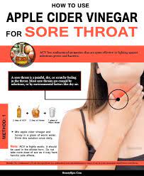 How To Use Apple Cider Vinegar For A Sore Throat Apple Cider Vinegar Remedies Apple Cider Vinegar Apple Cider Vinegar Foot Soak