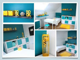 Chambre Bebe Bleu Canard Orange Recherche Google Deco Chambre Bleu Decoration Chambre Enfant