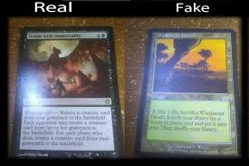 Most will show minor creases after about 8. Trades Identifying Real From Counterfeit Mtg Amino