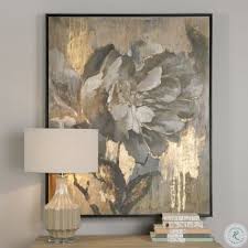 Meditation hand painted canvas | uttermost. Dazzling Floral Art From Uttermost 35330 Coleman Furniture