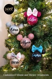 Personalized Glitter Minnie Mouse Christmas Disney Ornament Etsy Disney Christmas Ornaments Disney Christmas Decorations Disney Christmas Crafts