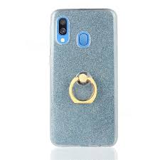 Luxury Soft Tpu Glitter Back Ring Cover With 360 Rotate Finger Holder Buckle For Samsung Galaxy A30 Blue Galaxy A30 Cases Guuds Samsung Galaxy Wallpaper Android Samsung Galaxy Samsung Galaxy Wallpaper