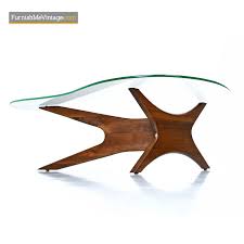 By adrian pearsall, craft associates. Pearsall Jacks Coffee Table Solid Walnut New Glass