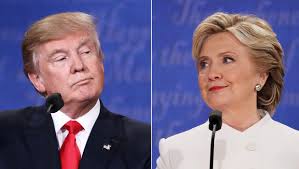 Image result for clinton and trump