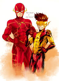 Theflash And Kidflash By Onlyfuge On Deviantart Kid Flash Flash Tv Series The Flash