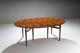 The support column can range from something simple like a cylinder to something elaborate and sculptural. Arne Vodder Oval Dining Table For Sibast Furniture Denmark 1960s Sold H Gallery