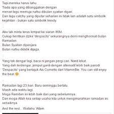 Musisi muda ini buat lagu untuk indonesia. Hentikan Dzikir Despacito