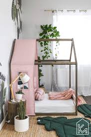 us full size bed with linen cover and rails children house bed modern floor bed wooden baby bed play house bed frame montessori bed house frame bed floor bed kid beds