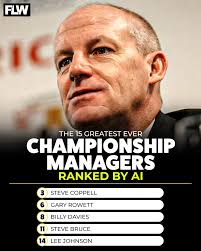 AI has ranked the greatest 𝐄𝐕𝐄𝐑 Championship managers, and there's a  few surprise inclusions in there 👀👔 Full list 👇