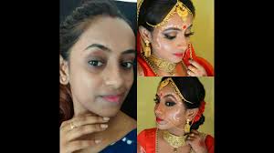 traditional bengali bridal hd makeup