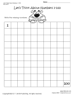 number sense worksheets number charts place value and odd