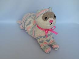 Ferret Plush Toy Weasel Stuffed Animal Stuffed Toy Plushie Etsy Sock Animals Plush Toy Animals