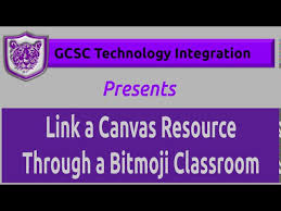 Here is a quick video showing how you can make your bitmoji classroom your home page in canvas. Link A Canvas Resource Through A Bitmoji Classroom Youtube