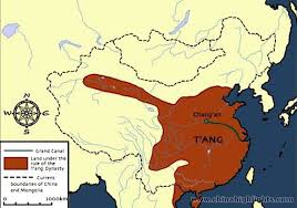 Tang Dynasty Map Ancient China Maps In Tang Dynasty Ancient China Map China Map Ancient China