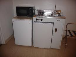 weird sink/stove/refrigerator combo