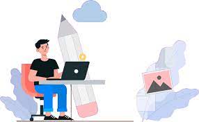 Male Blogger Writing Article Animation - Free Download Design & Development  Animations | IconScout