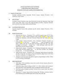 Penilaian kinerja adalah evaluasi sistematis. Contoh Laporan Evaluasi Kinerja Karyawan Nusagates