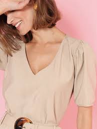 ✓ a devolução e a troca é por nossa conta. Blusa Cor Caqui Devian Boutique Ecommerce De Moda Feminina