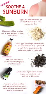 Unusual Ways To Soothe A Sunburn You Won T Believe Actually Work