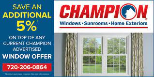 Champion windows and window world offer similar inventories and both offer warranties for their products. Champion Windows Sunrooms Home Improvements Team Dave Logan
