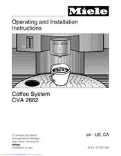 ^to secure the appliance in the. Miele Cva 2662 Manuals Manualslib